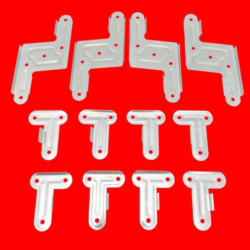 不锈钢翼型L片X型晾衣架折叠配件