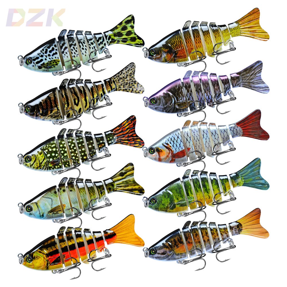 OEM加工定制 7节多节鱼路亚饵仿生塑料假饵 工厂高端.8