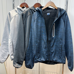 断码清！现货日单加绒保暖男女同款休闲运动上衣外套防风绒衫外套