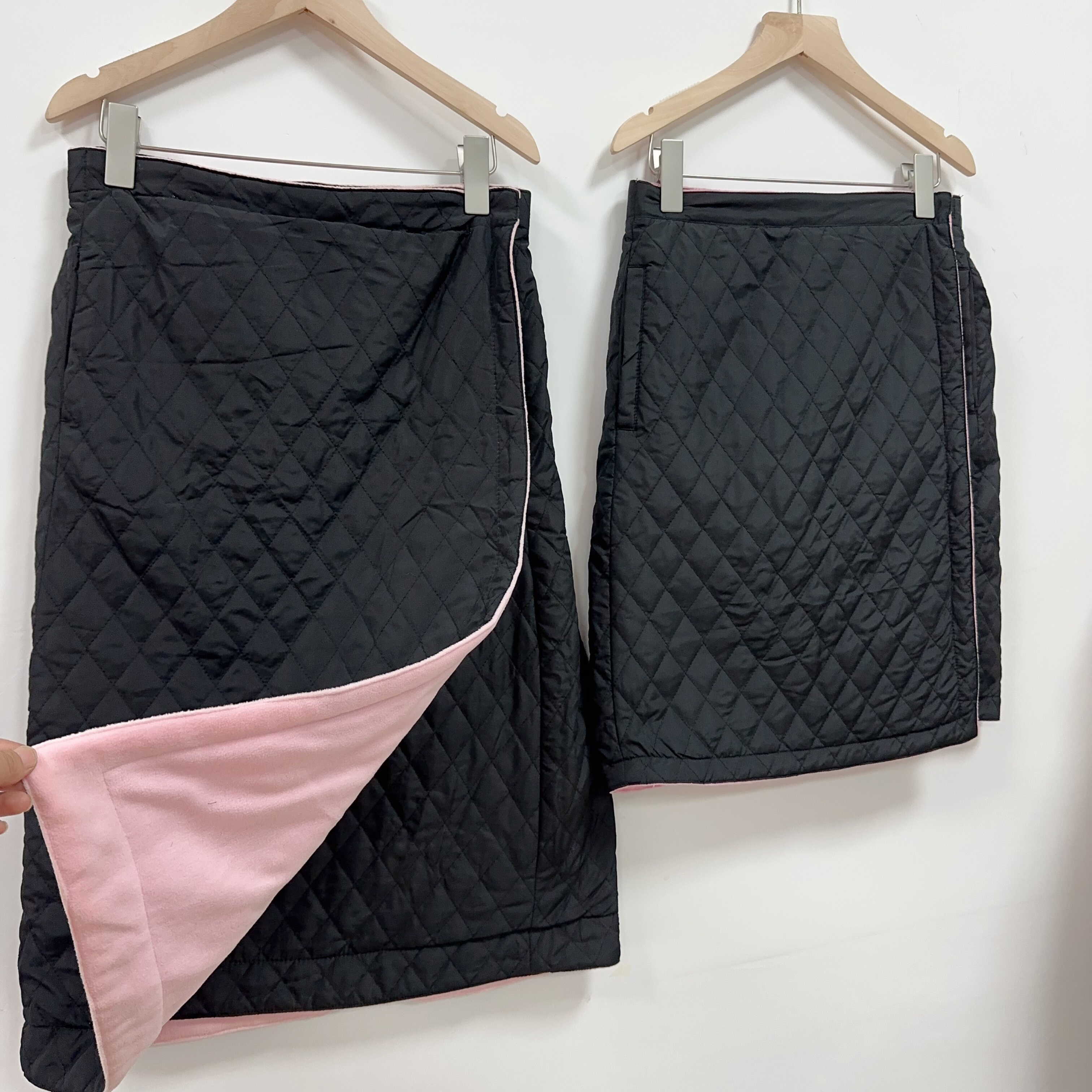 瑕疵品日单保暖棉裙半身裙一片式裙子 护腰护膝