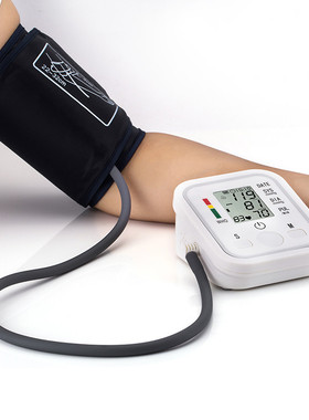 LCD Blood Pressure Monitor Heart Beat Meter Machine Gauge