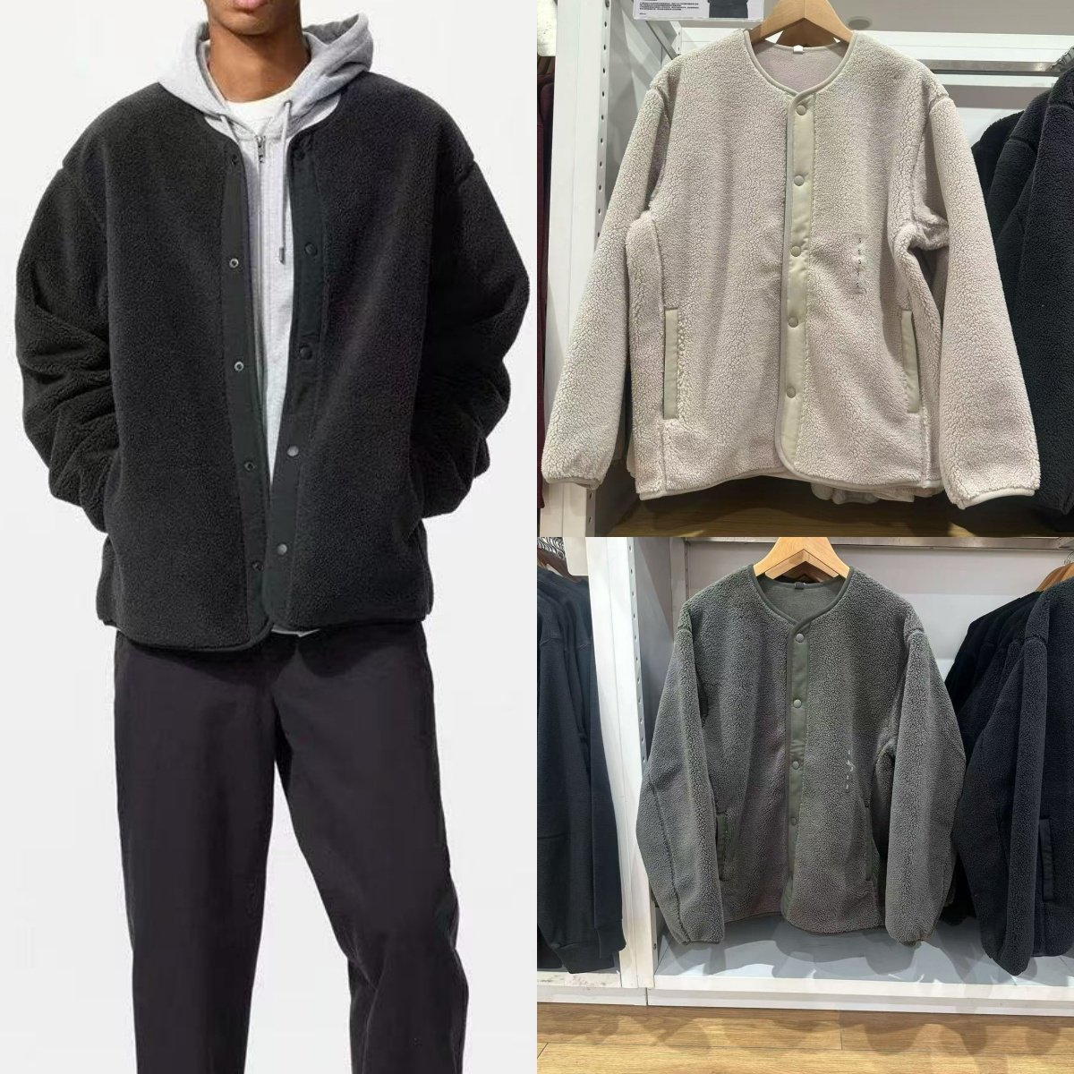 柜299！男装女装防风仿羊羔绒摇粒绒开衫外套男士秋冬新款481183,男装,时尚抓绒衣,淘宝优惠券,粉丝福利购,淘宝优惠卷