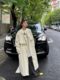 春季 米白色设计感风衣女气质百搭中长款 外套 巴黎街头 Moershop