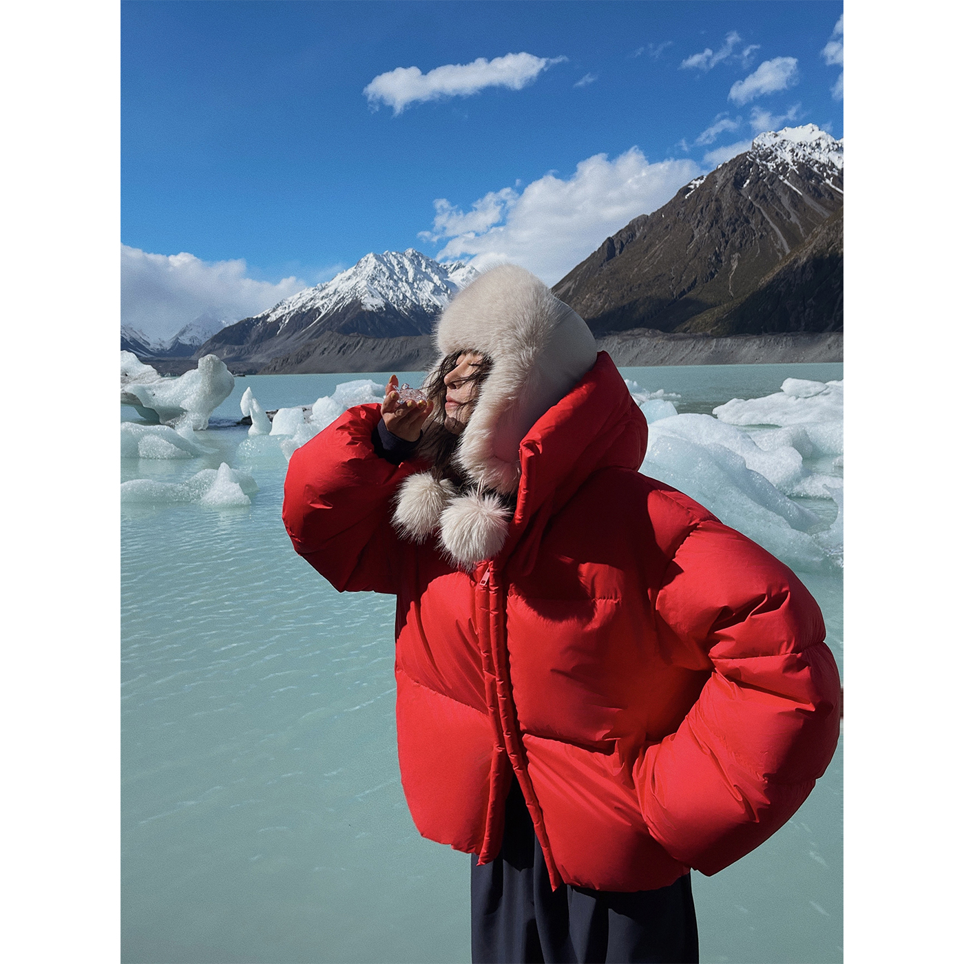 MOERSHOP 户外系列 暖冬时报 三防90白鸭绒蘑菇帽防风保暖羽绒服