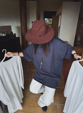 MOERSHOP Cleandaily Classic四色基础大版型T恤休闲落肩上衣短袖