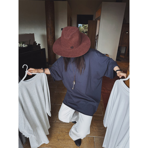 MOERSHOP Cleandaily Classic四色基础大版型T恤休闲落肩上衣短袖