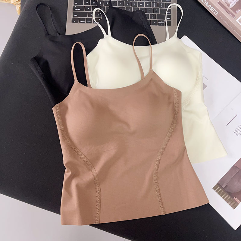 新款大胸显小抹胸防走光春夏季