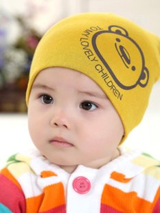 Autumn demi-season children's hat suitable for men and women girl's, scarf, 3-6-12 month, 1 years, Korean style