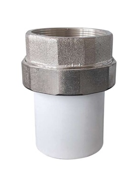 PPR活接外丝热熔内丝牙接头75熔接大号丝口节头90活接110活接大u.