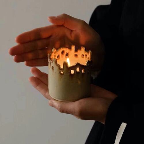 城市之中手作陶瓷香薰蜡烛