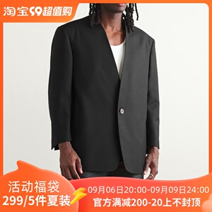 不潮FEAR OF GOD FOG ETERNAL主线永恒高街宽松休闲羊毛无领西装