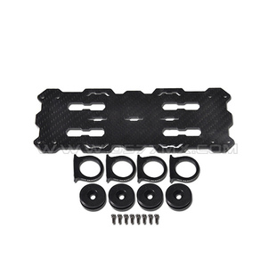 飞越T960无人机多轴飞行器DIY配件快拆下挂设备碳纤双电池座板子