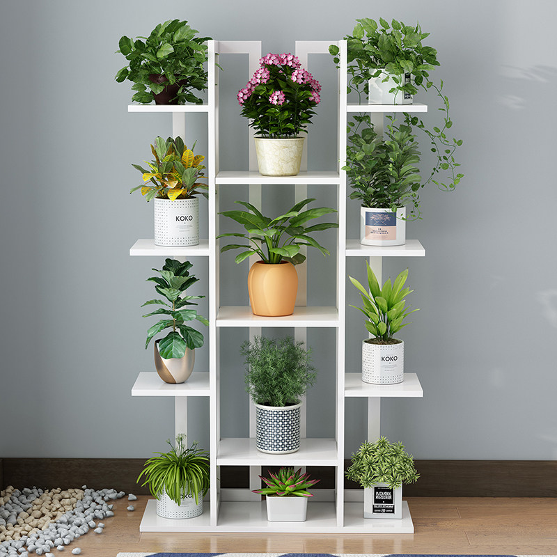 轻奢多层实木花架室内客厅绿萝花架子阳台多肉吊兰落地花盆置物架,住宅家具,花架/花几,淘宝优惠券,粉丝福利购,淘宝优惠卷