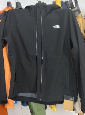 国内现货TheNorthFace女款active纯色防风防水潮流百搭压胶冲锋衣