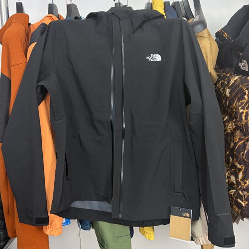 国内现货TheNorthFace女款active纯色防风防水潮流百搭压胶冲锋衣