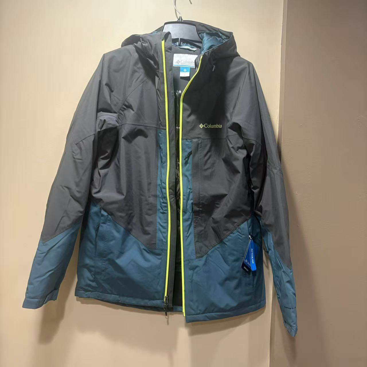 美国代购哥伦比亚男士经典加棉防风防水热反射冲锋衣