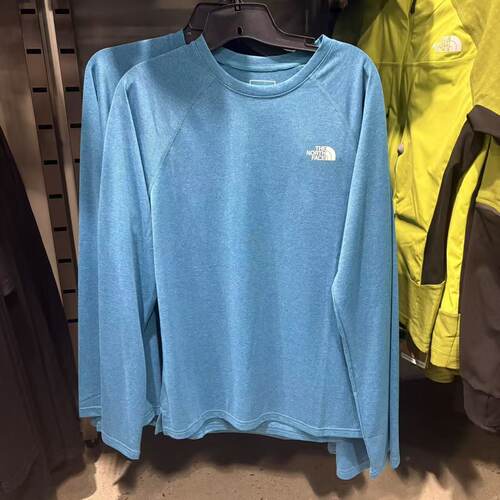 美国代购TheNorthFace北面男士圆领速干透气长袖T恤两件减30