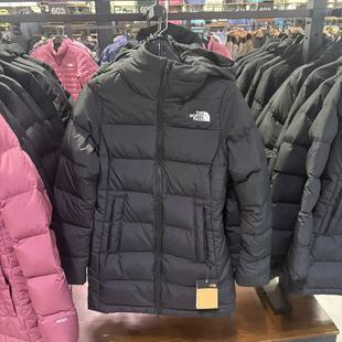 YY美国代购北面哥谭女士600蓬保暖连帽保暖新款羽绒服外套