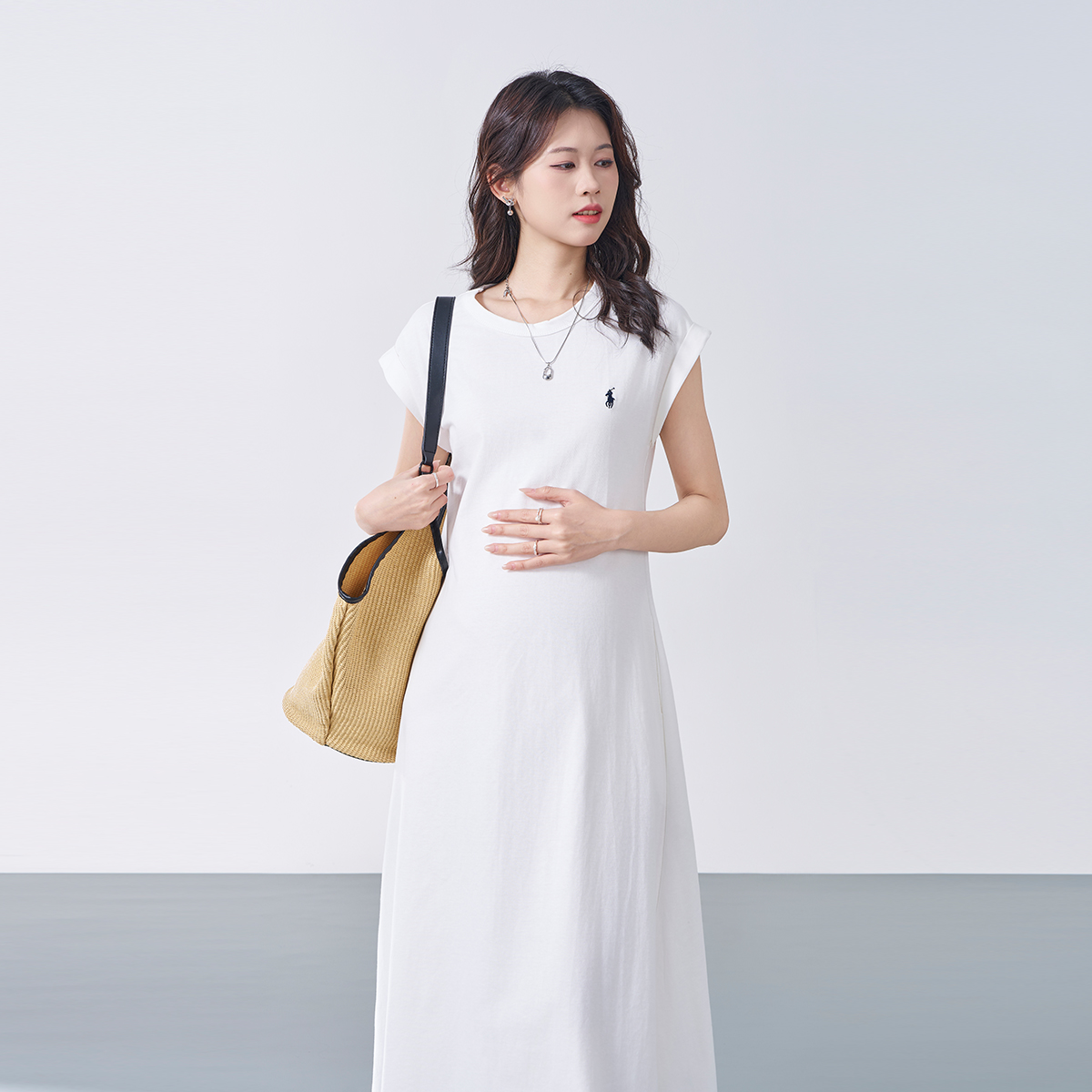 ellieluke孕妇装夏季T恤连衣裙