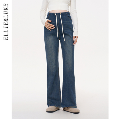 ellieluke孕妇牛仔裤秋外穿秋装