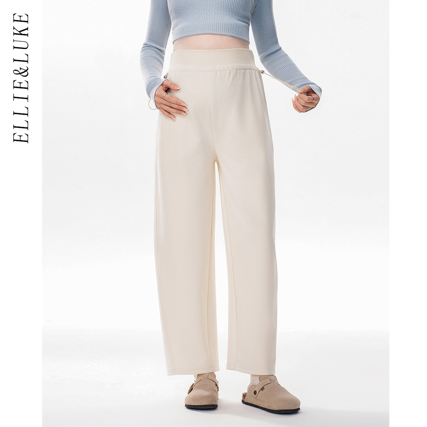 ELLIELUKE孕妇直筒裤春季外穿小个子不勒肚子香蕉裤2026新款春装,孕妇装/孕产妇用品/营养,孕妇打底裤,淘宝优惠券,粉丝福利购,淘宝优惠卷