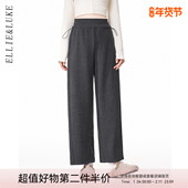 ellieluke孕妇休闲裤 子春装 2026新款 冬外穿小个子直筒加厚加绒裤