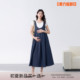 穿搭 背带裙小个子孕期法式 ellieluke孕妇连衣裙套装 春夏2026新款