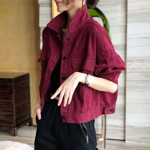 欧洲站牛仔短外套女春秋2025新款时尚洋气休闲夹克衫韩版宽松上衣,女装/女士精品,短外套,淘宝优惠券,粉丝福利购,淘宝优惠卷