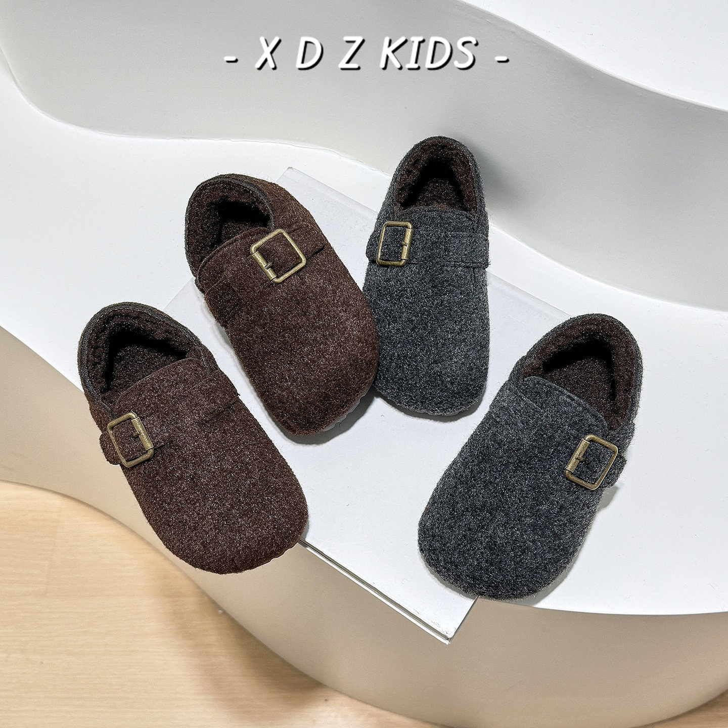 儿童毛毛鞋加厚保暖棉鞋2025冬季新款韩版百搭男童女童毛呢勃肯鞋,童鞋/婴儿鞋/亲子鞋,棉鞋,淘宝优惠券,粉丝福利购,淘宝优惠卷