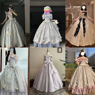 出租lolita裙子晚礼服女年会绝美学生日成人礼公主艺考声乐主持服