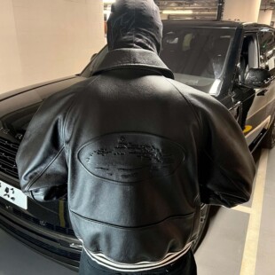 美式潮牌Corteiz恶魔岛街头PU皮皮衣秋冬保暖加厚男士Drill风外套