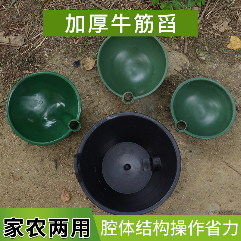 家用老式水舀粪舀粪瓢泼菜浇水瓢施肥瓢舀水瓢木柄塑料勺种菜工具