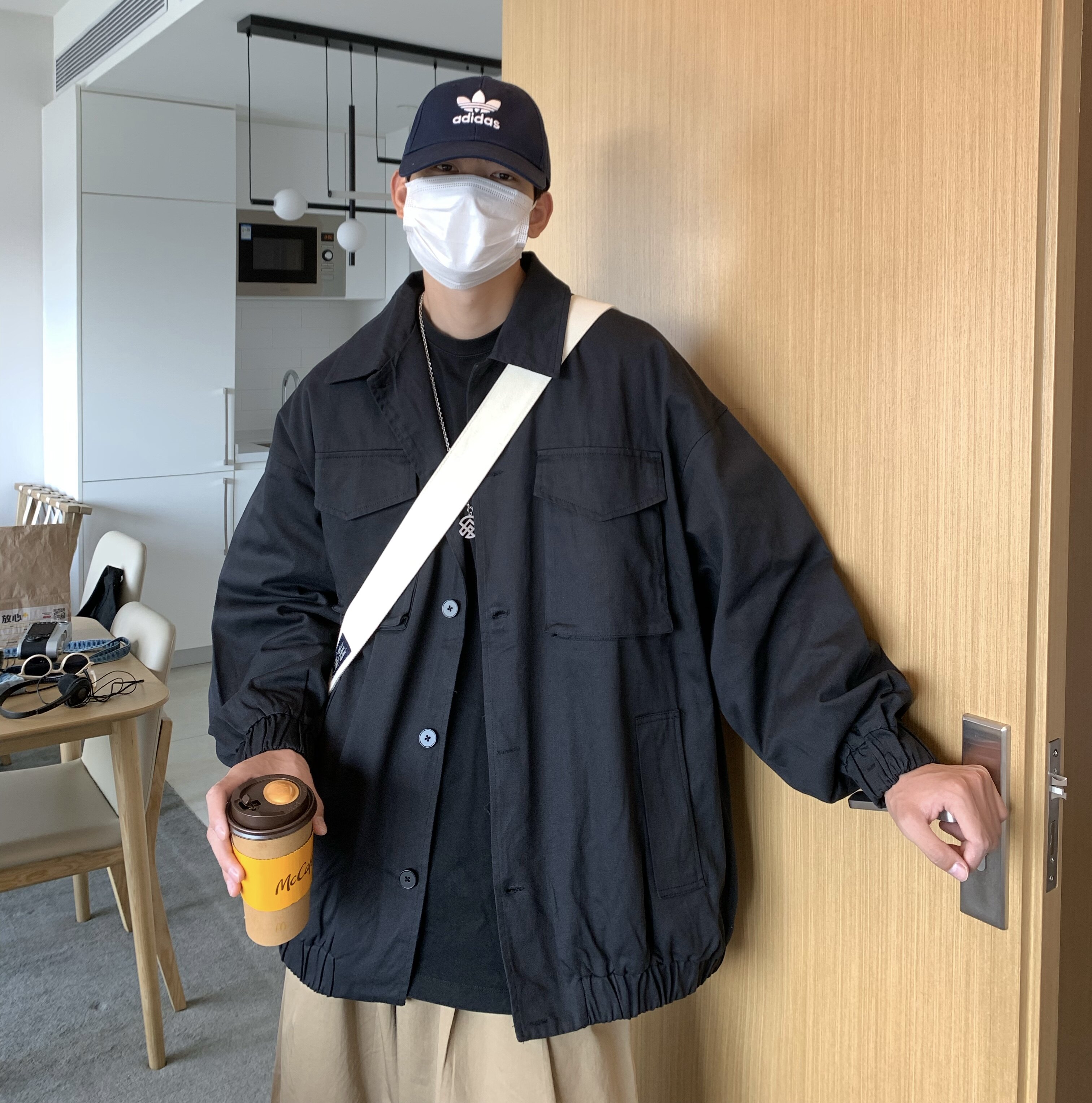 T125*2025秋季新款日系工装立体口袋男士夹克P98控128,男装夹克,星座617A(原A401)