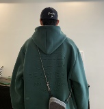 T170*冬季新款连帽立体钢印套头卫衣（常规P78控98加绒P88控108），男装卫衣，星座617A(原A401)