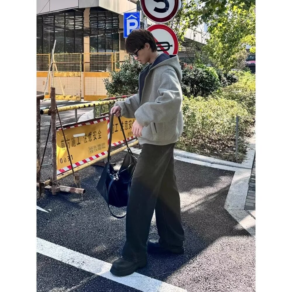 时尚文艺简约日系百搭华棉复合高质量卫衣潮流慵懒气质P50，男装卫衣，星座617A(原A401)