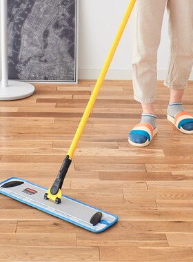 Rubbermaid/乐柏美平板拖把家用一拖净懒人干湿两用