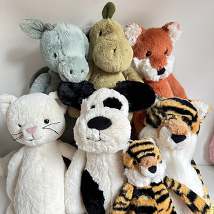 Jellycat正版害羞恐龙害羞龙动物可爱毛绒儿童玩偶生日情人节礼物