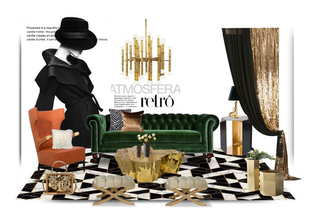 高清轻奢现代ARTDECO软装方案设计排版模板350套白底素材采购清单