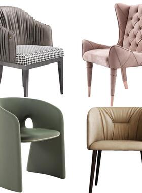 C723-意大利现代轻奢 椅子合集 软装方案设计排版素材300张