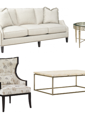 C617-美式风格 家具款式图 单体+场景  软装方案设计素材 450张