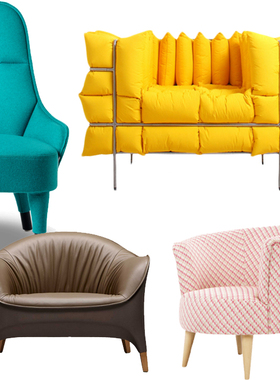 C596-高清白底家具图 简约现代沙发椅子 软装设计方案素材340款