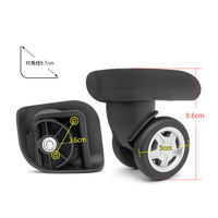 W111# American Travel 85A suitcase with wheels accessories, original universal wheel travel case JX9054 wheel accessories thumbnail 4