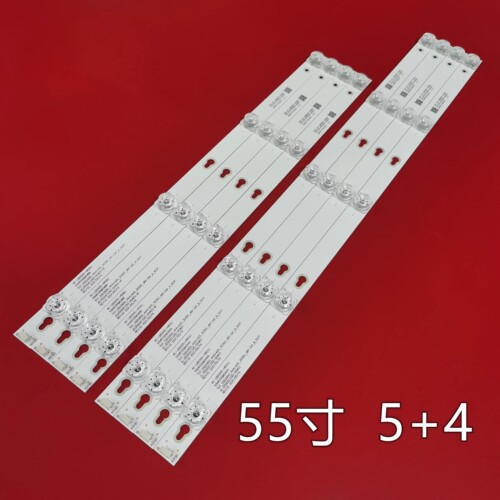 适用TCL D55A730U灯条TOT_55D2900_4X4+4X5_3030C 4C-LB5505-HR04