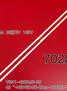 三星UA43NU7090KXXT UA43NU7090W灯条V8N1-430SM0-R0 -180226灯条