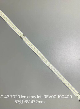 适用LG 43UH5F LED背光灯条  Y20-SSC-43-7020-LED  57灯472MM