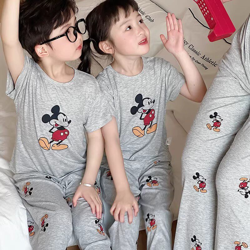 儿童莫代尔夏季空调服套装