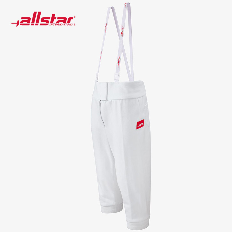 allstar奥斯达FIE认证800牛顿花重剑明星款男子击剑比赛裤9501H