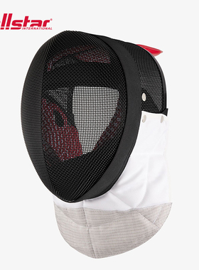 allstar奥斯达FIE1600N牛固定内衬花剑护面击剑面罩头盔AMI-FL