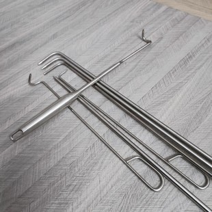 火钩火钎不锈钢炉勾子炉钎勾火盖钩子电回风炉气化炉签掏火钩火柱