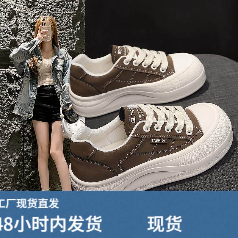 帆布鞋女款秋季2026新款百搭绒面运动板鞋软底不累脚孕妇休闲鞋子图片